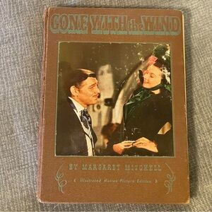 First Edition Hardcover Gone With the Wind Illustrated Motion Picture Book 1939